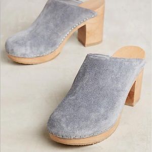 Charlotte Stone blue grey Marlo clogs Size 39